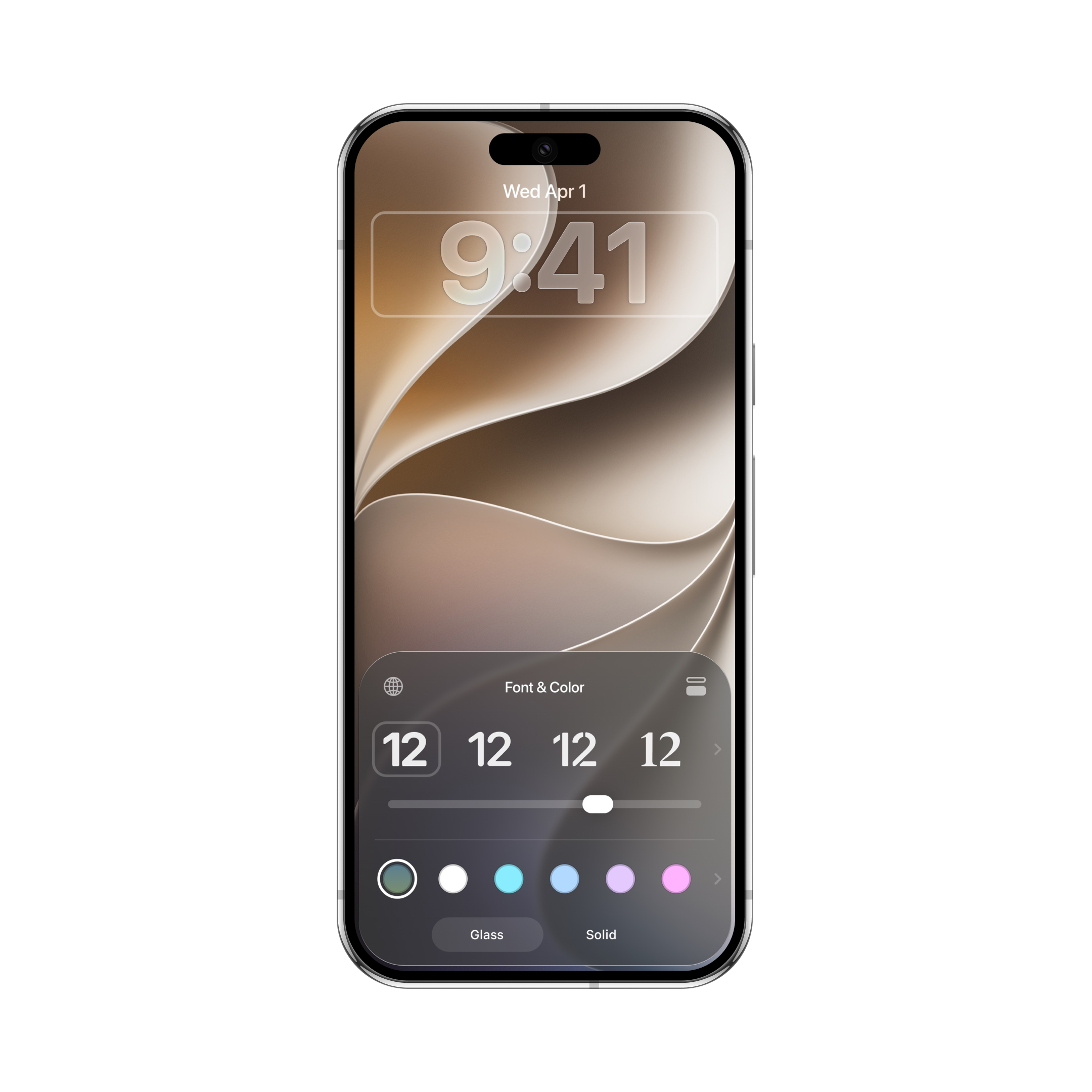 Inline Lock Screen information widgets